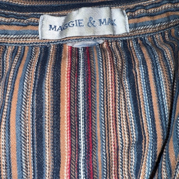 Retro Striped Button Up - Picture 3 of 3